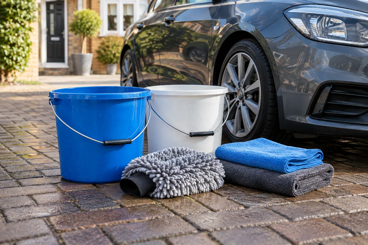 Mini valet — illustrative car care photograph